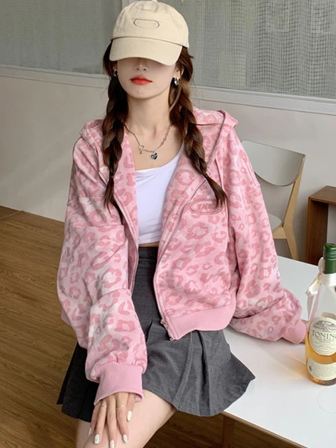 Moletom com capuz rosa estilo menina japonesa macia Kawaii - Loja