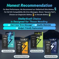 2PCS Battery replacement for Iphone stellarxcell Choice For IPSE 2020 2022 X XS MAX 11 12 13 14 15 PRO PLUS MINI With Free tools - Image 4