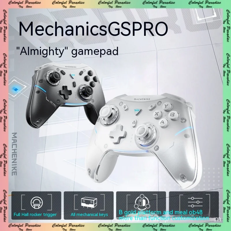 Controller Di Gioco G5 Pro Three Mode Fps Wireless Gamepad Elite Hall Trigger Joystick Per Nintendo Switch Pc Steam Gift