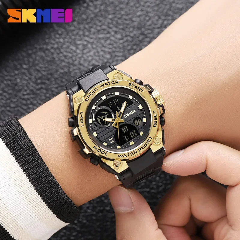 SKMEI 2360 Leisure Original Digital Mens Wristwatches LED Waterproof Sport Watch for Men Display Reloj Masculino Stopwatch Clock