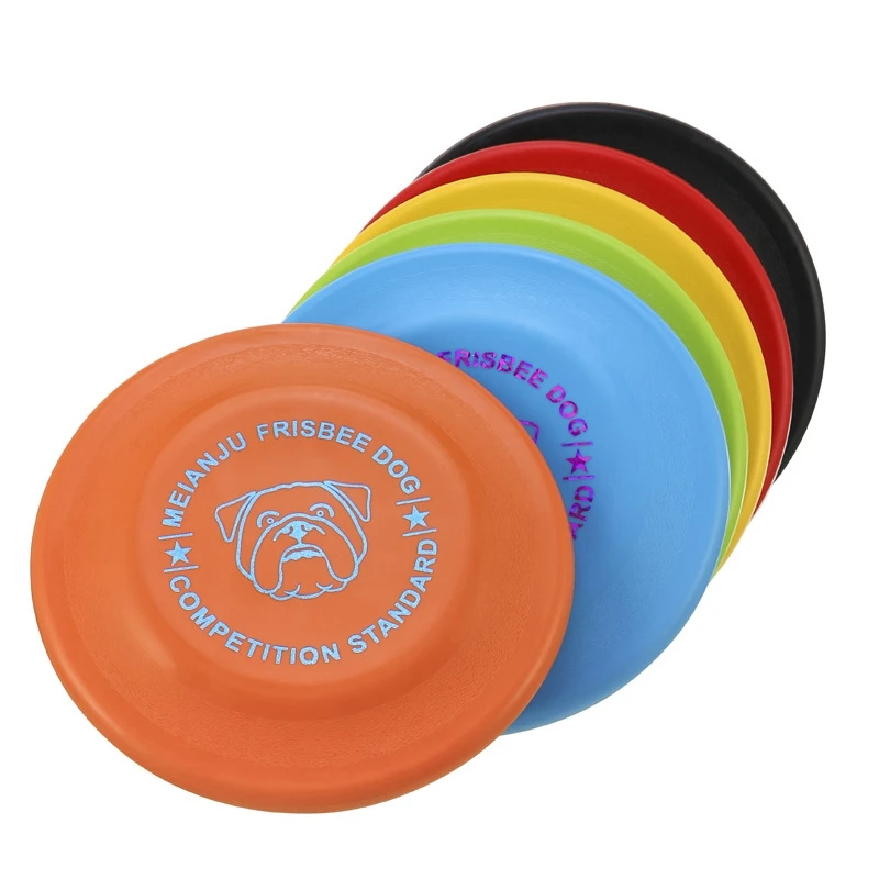 Standard Competition Pet Dog Flying Discs Funny Dog Toy Training Flying Discs Interactive Bite Resistant Silica Gel Soft Toys 2