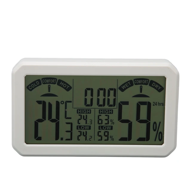High and low thermometer for cold storage in greenhouse