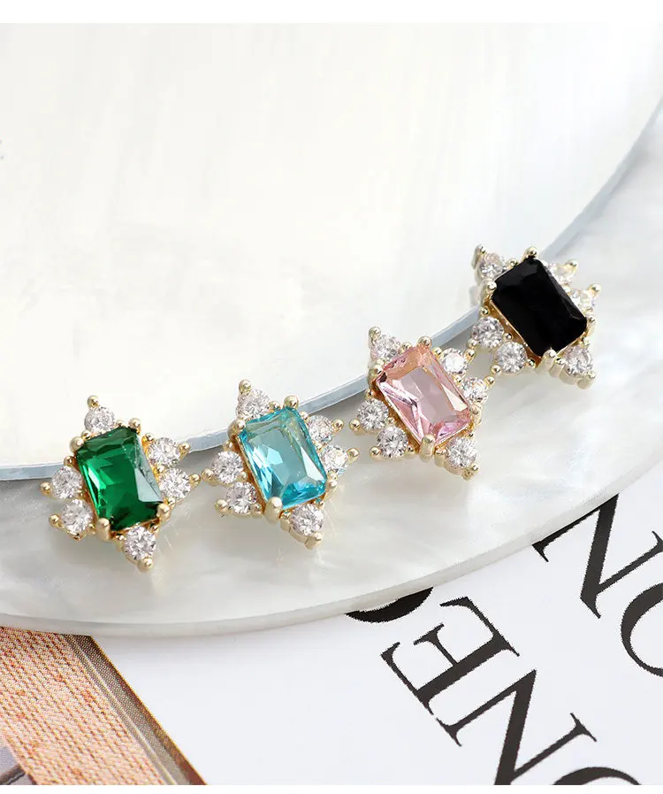 10 teile/los Luxus Opal Eis Zirkon Kristalle Edelsteine Strass Nail art Teile Schmuck Dekorationen Nägel Zubehör Charms Liefert – Detail 7