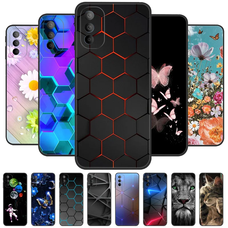 Per Motorola Moto G31 G41 Custodia Wolf Lion Soft Silicone Tpu Cover Posteriore Nera Per Moto G41 G31 Custodie Per Motog31 G 31 Funda Coque