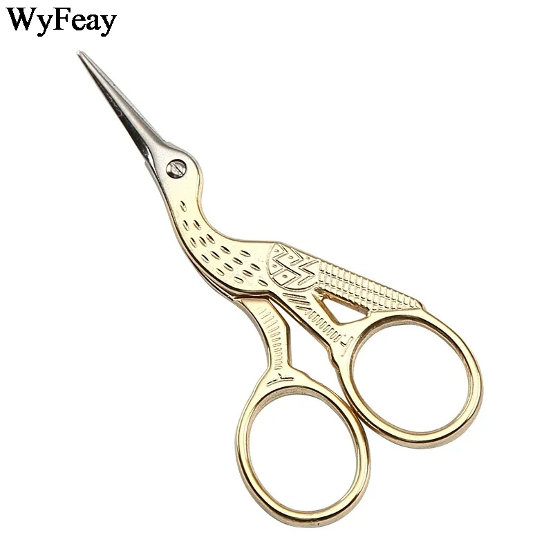 3.5" 4.5" Crane Cross Stitch Retro Classic Vintage Antique Embroidery Sewing Stainless Steel Tailor Scissor Handicraft Fabric