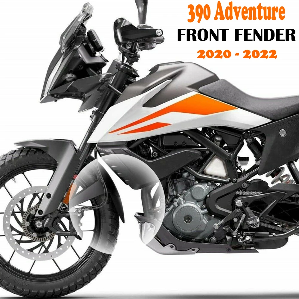 Enhanced Motorcycle Black Front Fender Splash Guard Mudguard