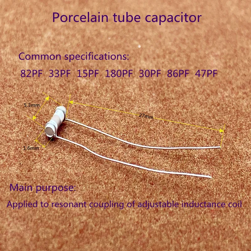 Tubularporcelaintubecapacitoroffrequencymodulationresonancecoil