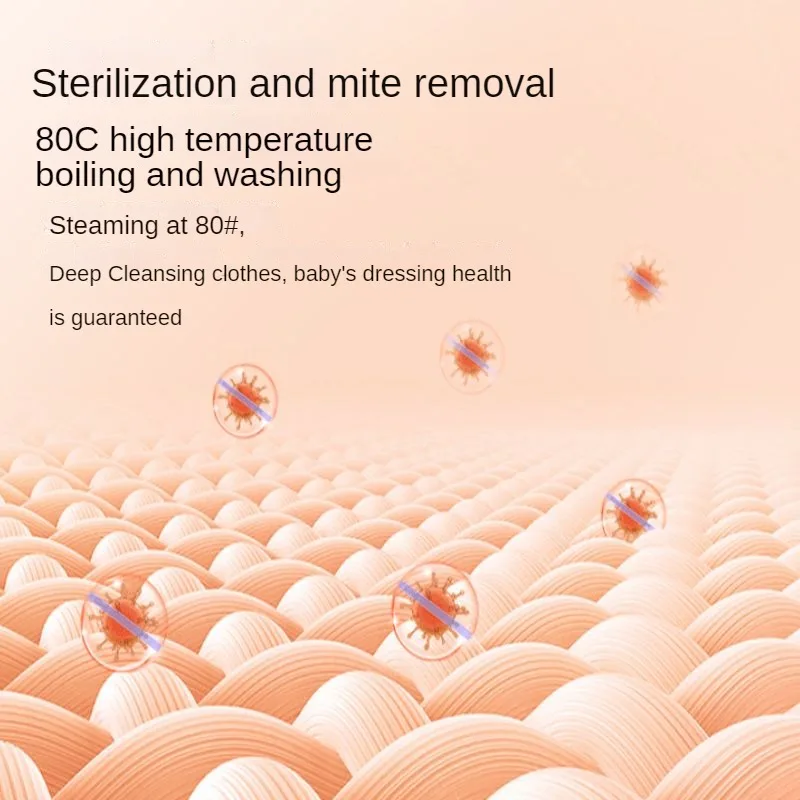 3-15kg Washing Machine Full-automatic High Temperature Sterilization Baby Underwear Washing Hot Drying Machine