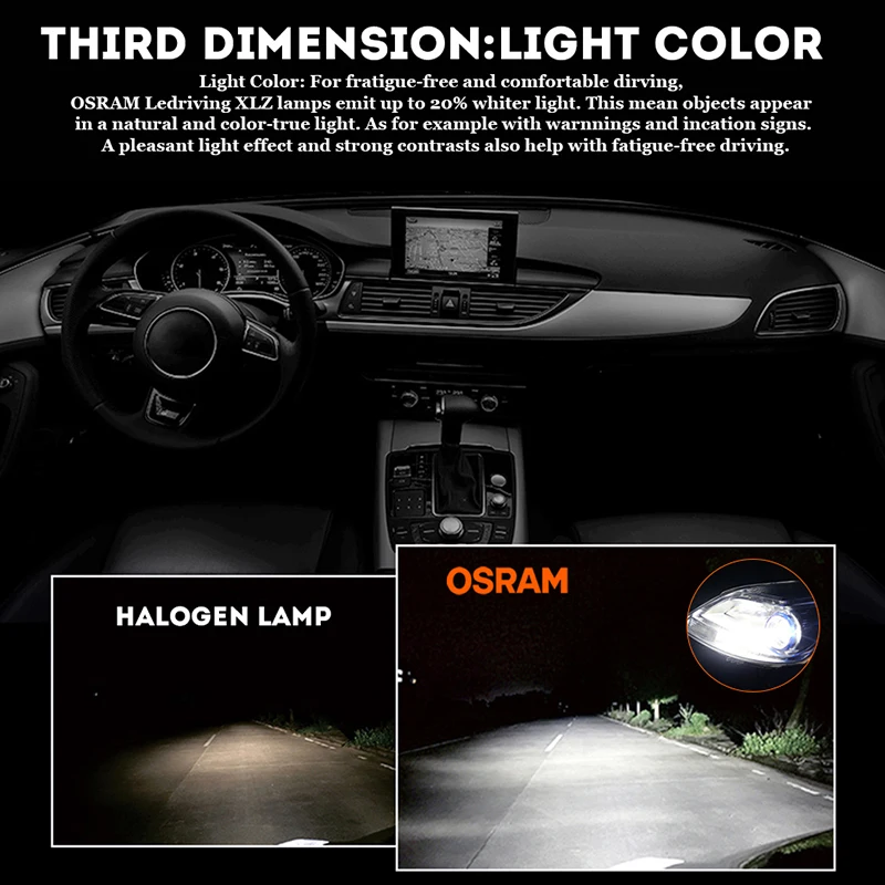 Osram LED H7 Car Lamps H4 H8 H11 LED Bulbs 9005 HB3 9006 HB4 Fog Light  6000K Auto 12V 50W Tuning Car Universal Turbo Super PTF - AliExpress