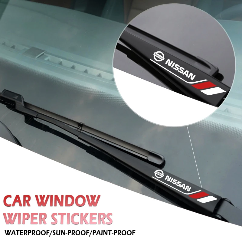 Наклейки на стеклоочиститель автомобиля