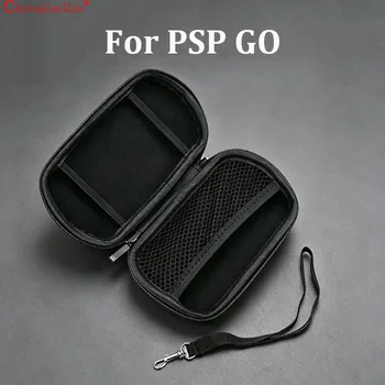 ChengHaoRan 1PC Accessori Borsa rigida nera per PSP GO Borsa protettiva antipolvere con 1 cordino da polso senza logo
