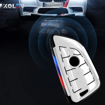 ABS Auto In Fibra di Carbonio Chiave A Distanza Della Copertura Della Cassa Borsette Per BMW X1 X3 X5 X6 X7 G20 G30 G01 G02 G05 G11 G32 1 3 5 7 Serie di Accessori - ABS Auto In Fibra di Carbonio Chiave A Distanza Della Copertura Della Cassa Borsette Per