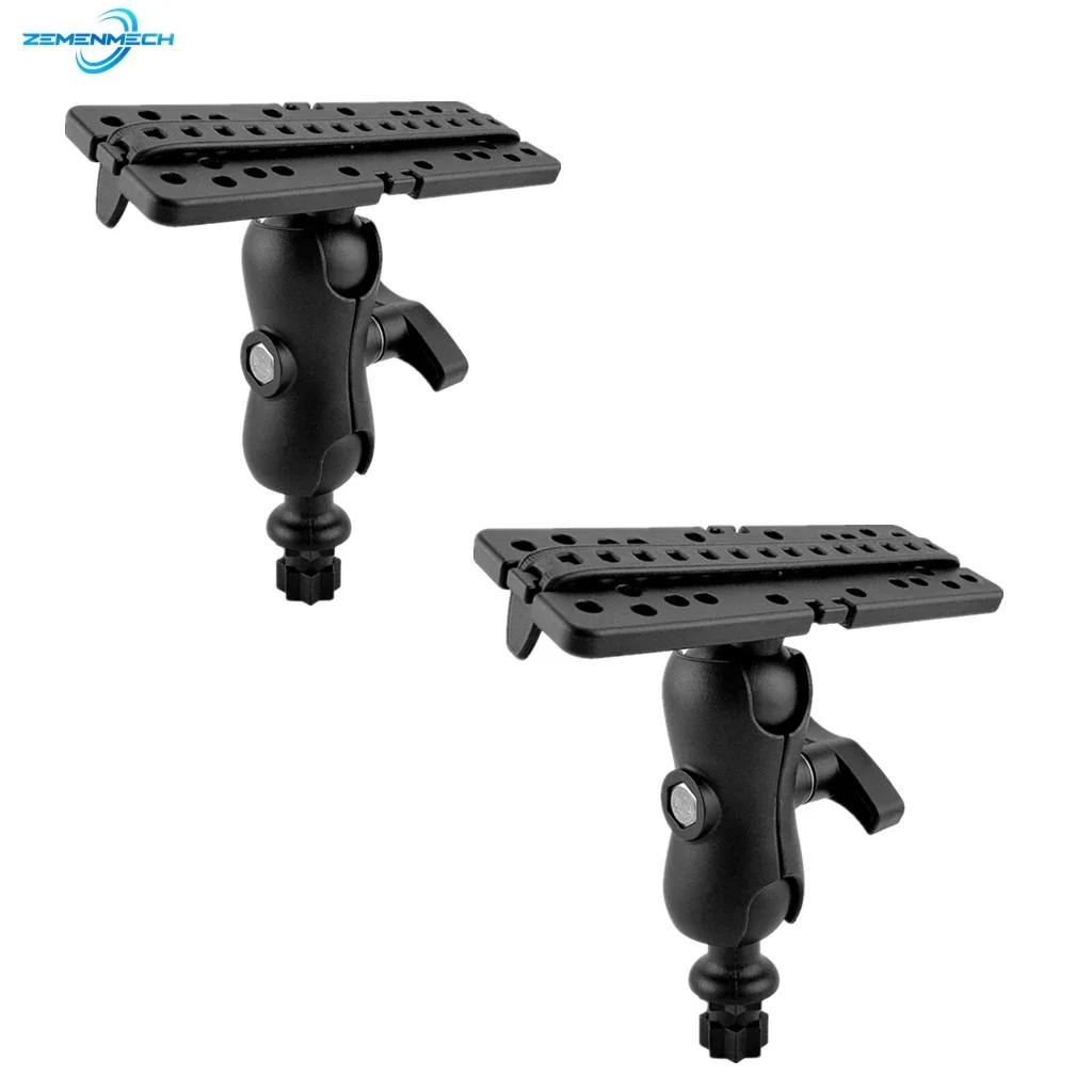 

2 шт. поворотное шаровое Крепление рыболокатор Универсальная монтажная пластина Аксессуары Для Каяка внутреннее шестигранное основание подставка для морской лодки GPS карты