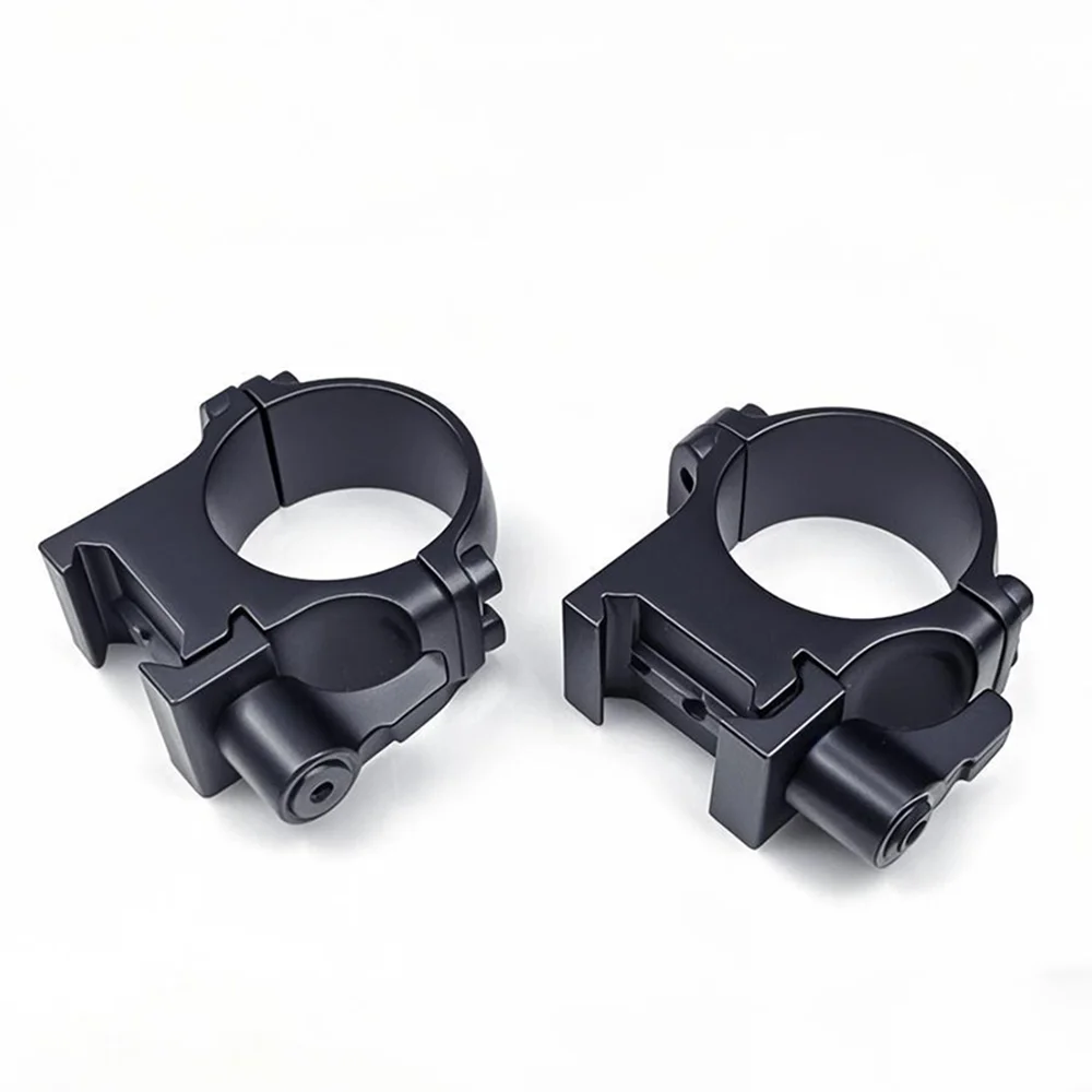 Rifle Scope Mount Ring Rifle Scope Mount Scope Riser Mount Scope Mount Adapter 2Pcs /Set Steel 30mm Rings Quick Release Low Profile For 20mm Rail Hunting Scopes