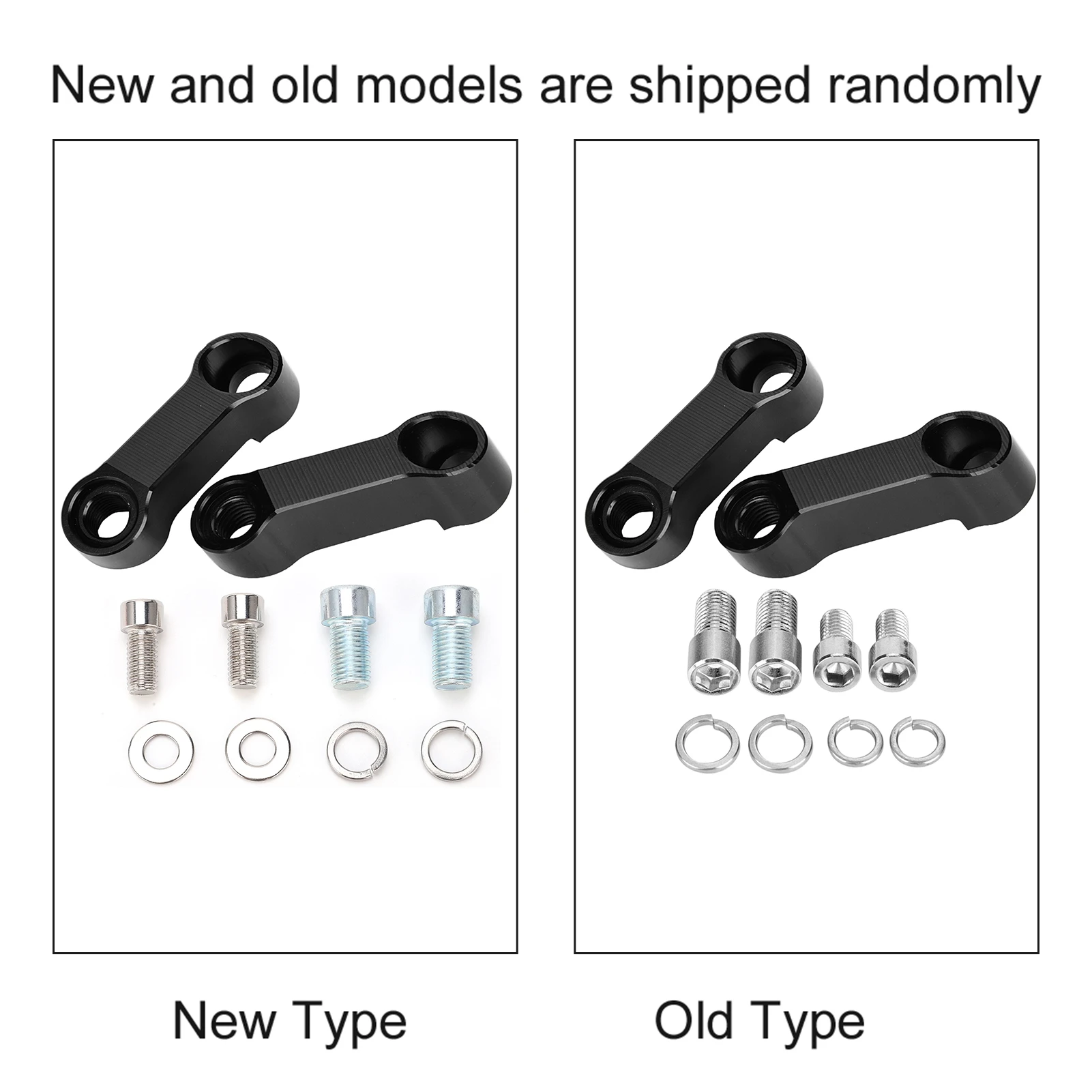 Motorcycle Rearview Mirror Adapter Kit 10mm 8mm Riser Mount Extender 8mm Mirror Extender Motorcycle Adapter 10mm