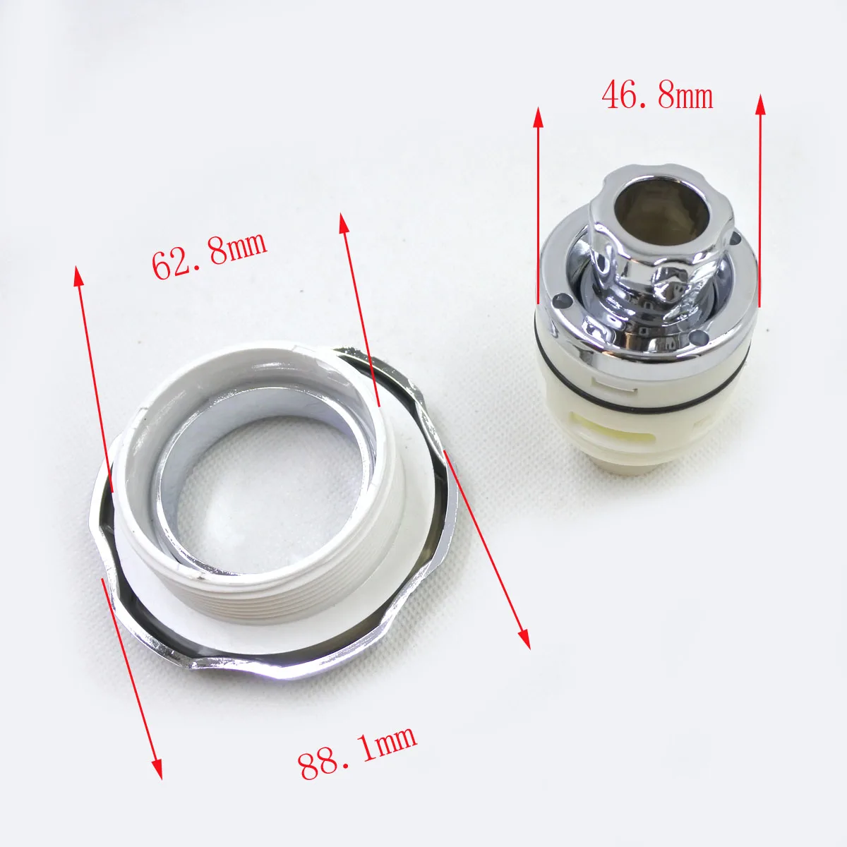 Description Picture 2 of itemMassage nozzle accessories,plastic chrome surface,prevent rust and oxidation,the perfect nozzle replacement,spa hot tub fitting