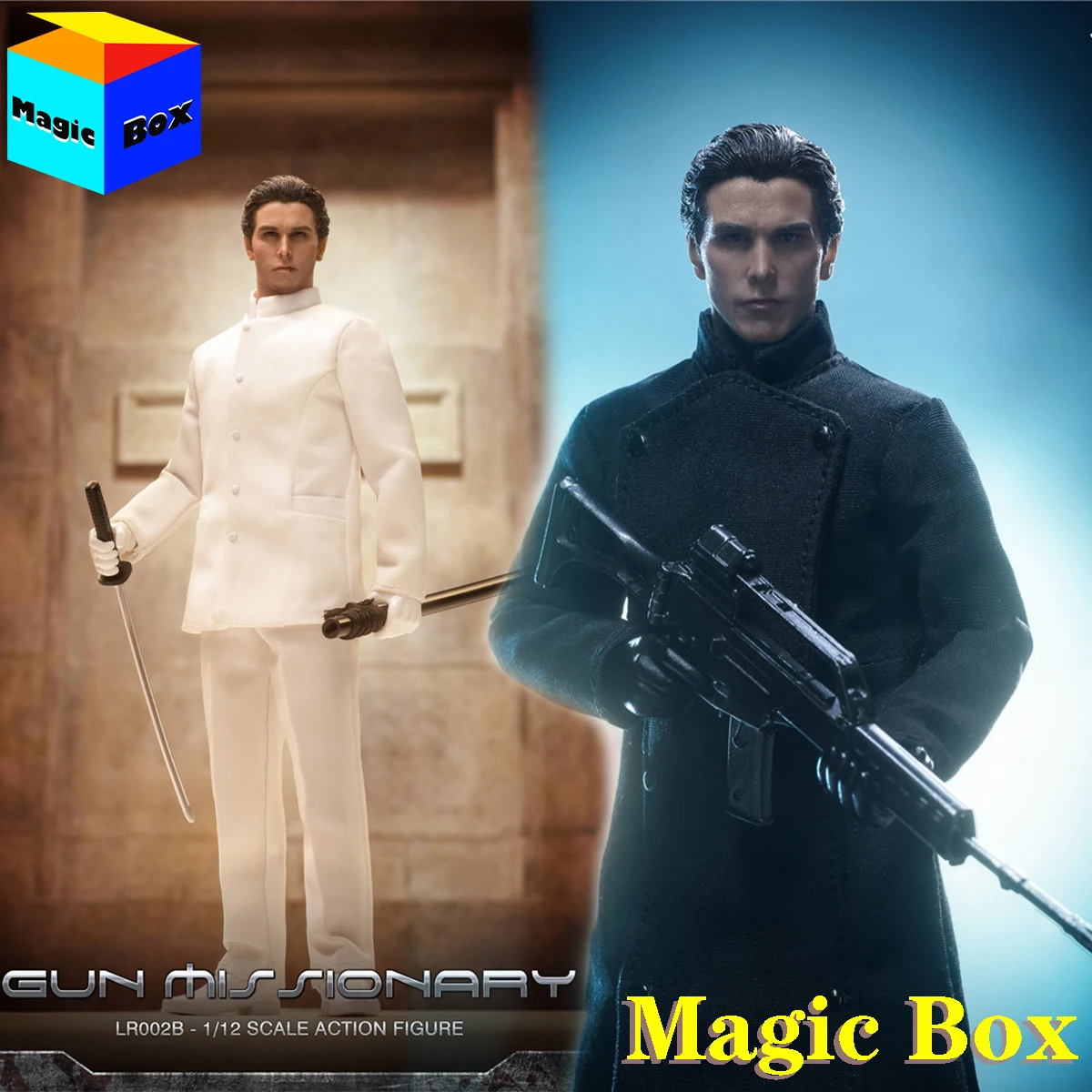 

In Stock BROTOYS LR002 1/12 Gun Missionary Bale Model Full Set Sharpshooter Sword Master Black Suits 6" Action Figure Doll Toys