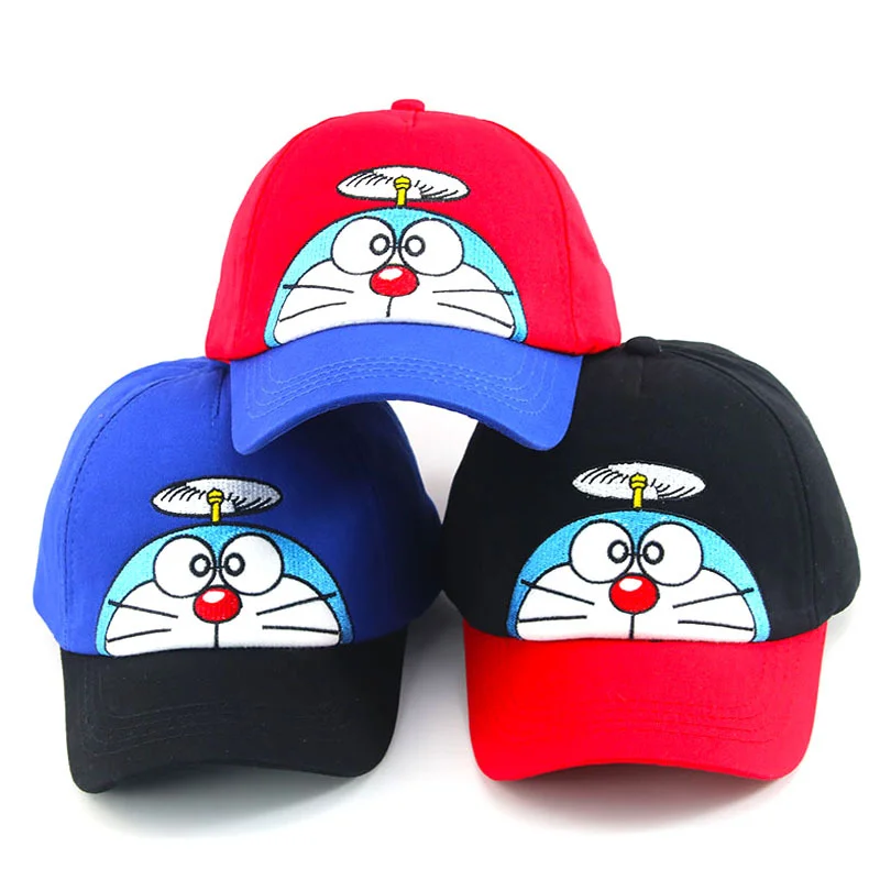 

Doraemon Pint Cute Fun Baseball Caps Boys Girls Funny Outdoor Play Sports Visor Hats New