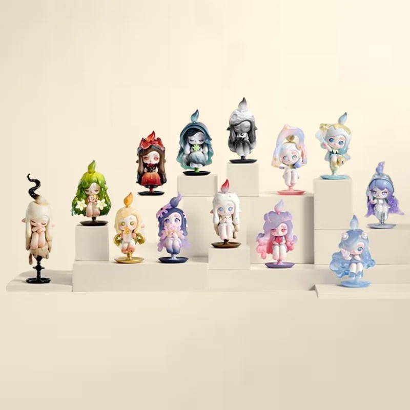 POP MART CHAKA Figura de ação série Light Sprite, Caixa Misteriosa