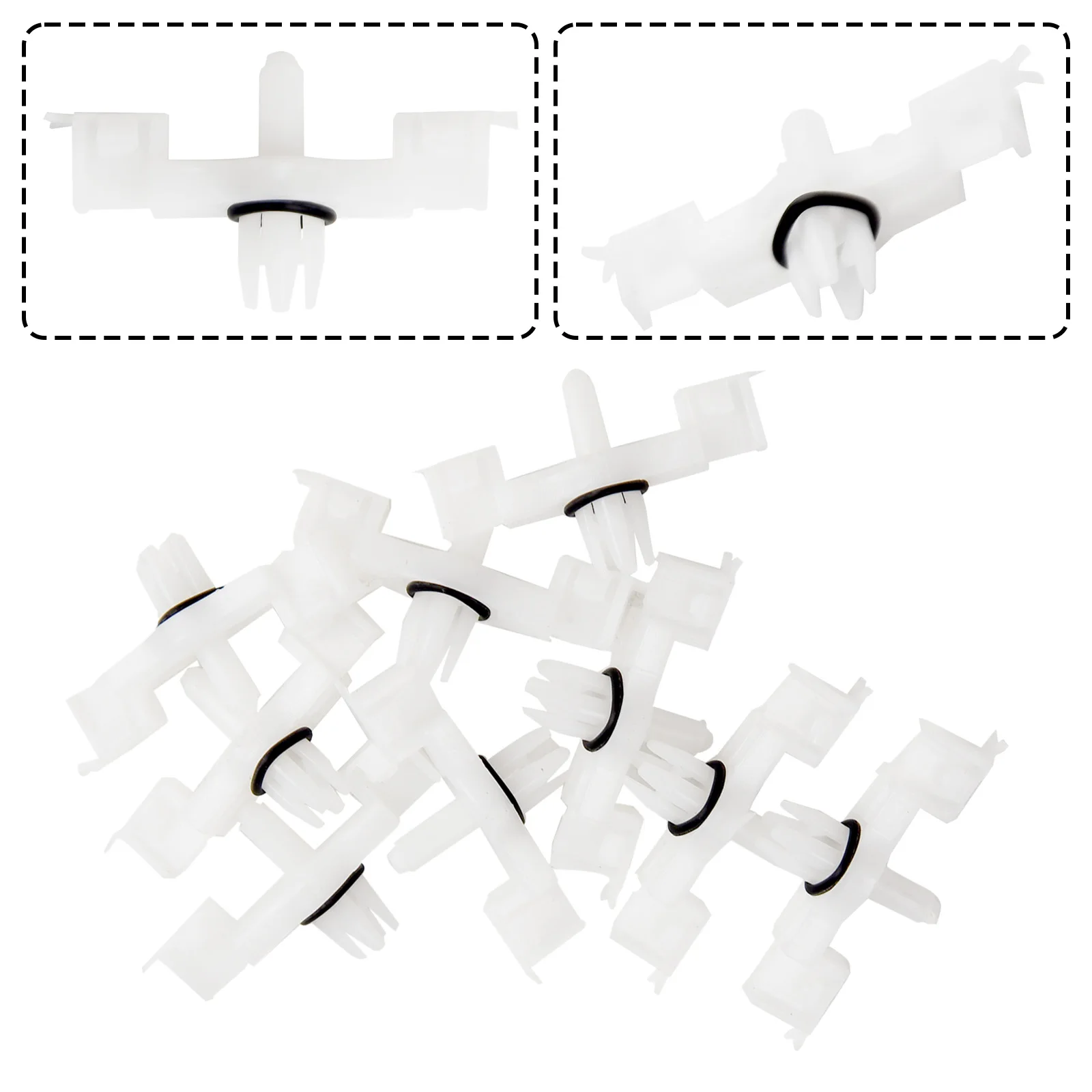 

10pcs Retaining Clip Door Sill Rail 95555954700,7L0853547A For Porsche,Cayenne Door Sill Rail Scuff Plate Body Trim Nylon Clips