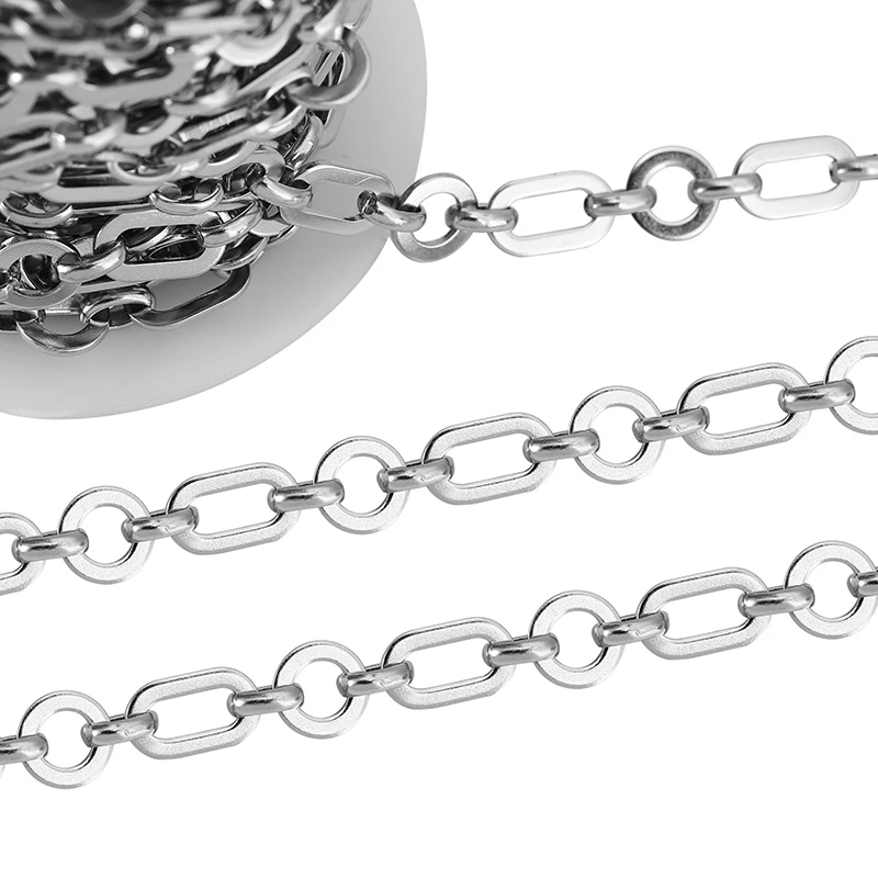 1 Meter Stainless Steel Punk Hip Hop Handmade Chain