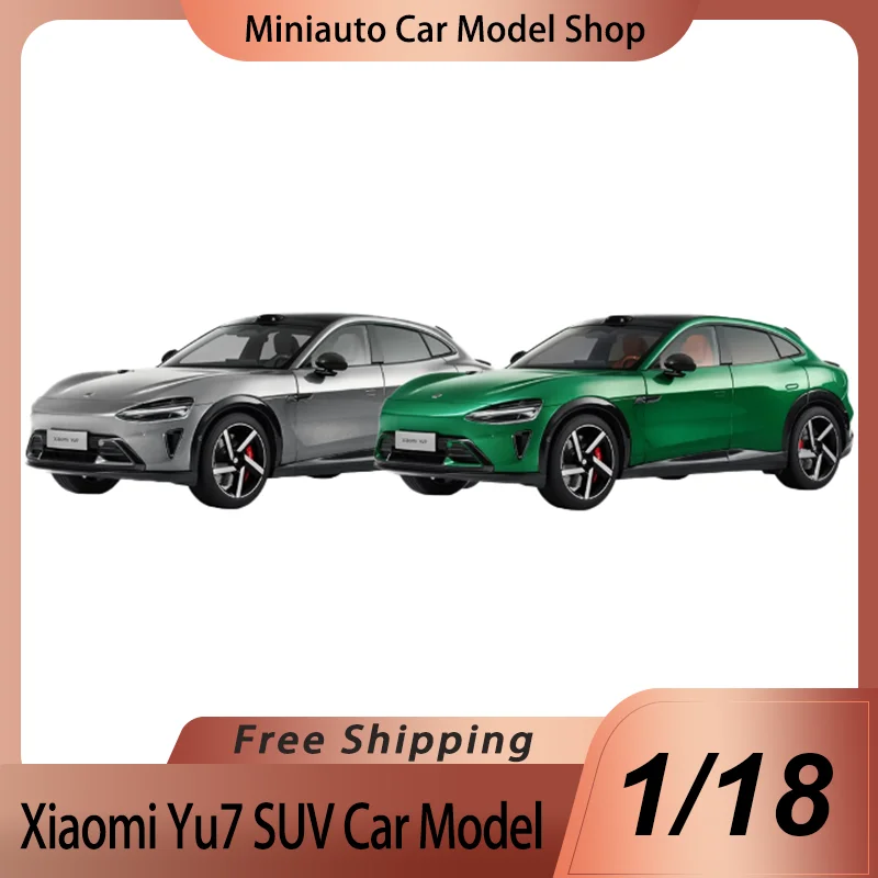 新品 xiaomi yu7 1:18 自動車合金モデル シルバー New In Stock Original Factory 1:18 Xiaomi Yu7 Alloy