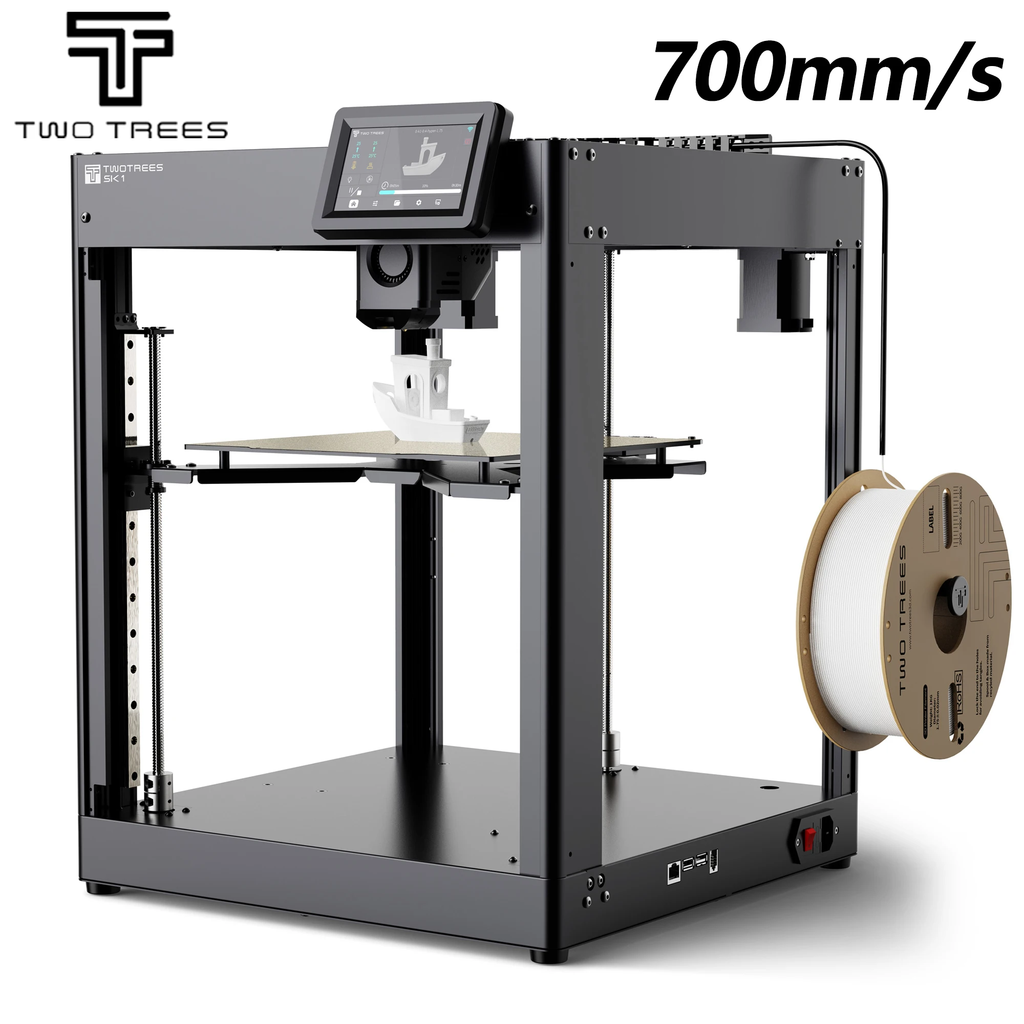 3D-принтер TWOTREES SK1 CoreXY, 700 мм/с, высокоскоростная печать, автовыравнивание, с цветным сенсорным экраном 4,3 x мм