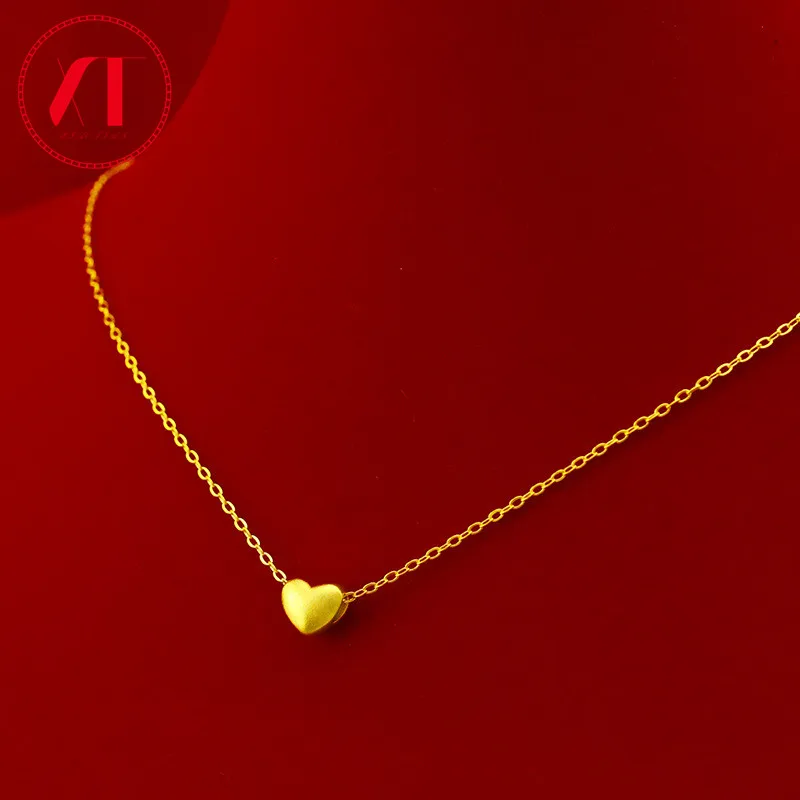 

Женское ожерелье с подвеской из золота 24 карата