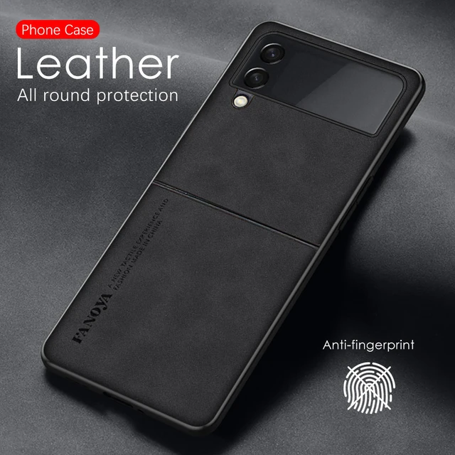 Slim PU Leather Cases For Samsung Galaxy Z Flip 5 4 3 5G Ultra Thin Phone Case  Cover For samsung Z Flip 1 2 Z Flip3 Coque Fundas - AliExpress