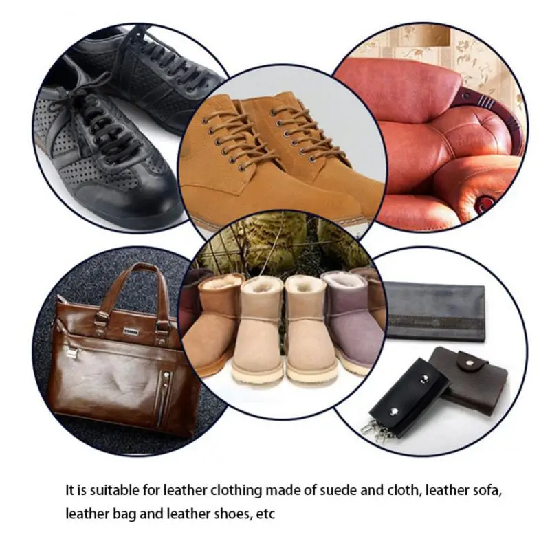 Horsehair Shoe Brush Polish Natural Leather Real Horse Hair Soft Polishing Tool Bootpolish Cleaning Brush For Suede Nubuck Boot 4