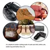 Horsehair Shoe Brush Polish Natural Leather Real Horse Hair Soft Polishing Tool Bootpolish Cleaning Brush For Suede Nubuck Boot 4