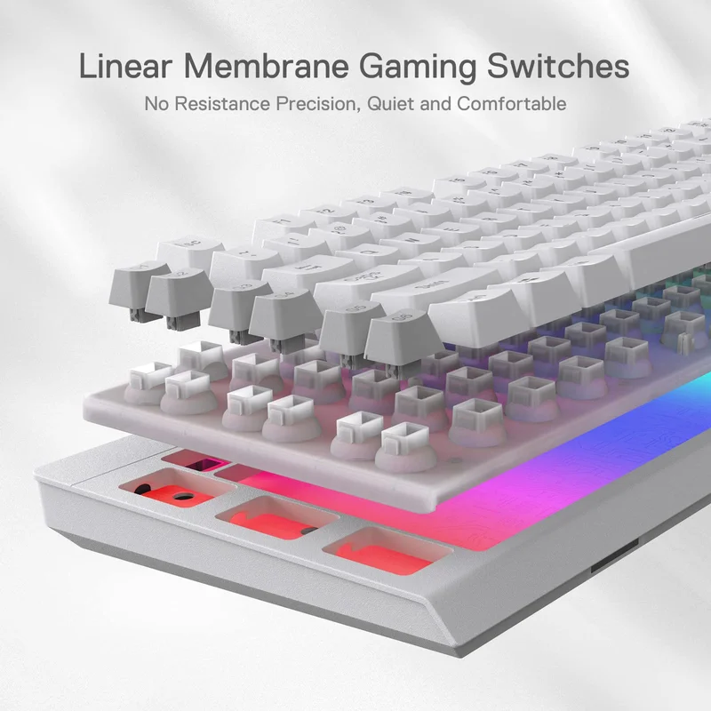 Redragon K512 Shiva RGB Backlit Membrane Gaming Wired Keyboard