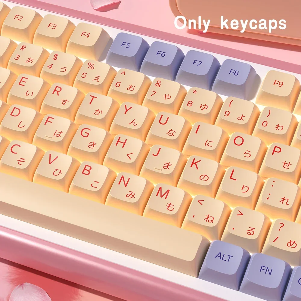 Qwertz-marshmallow Keycaps para Teclado Mecânico Caps Espanhol Francês Alemão Português Azerty Perfil Xda - Imagem 3