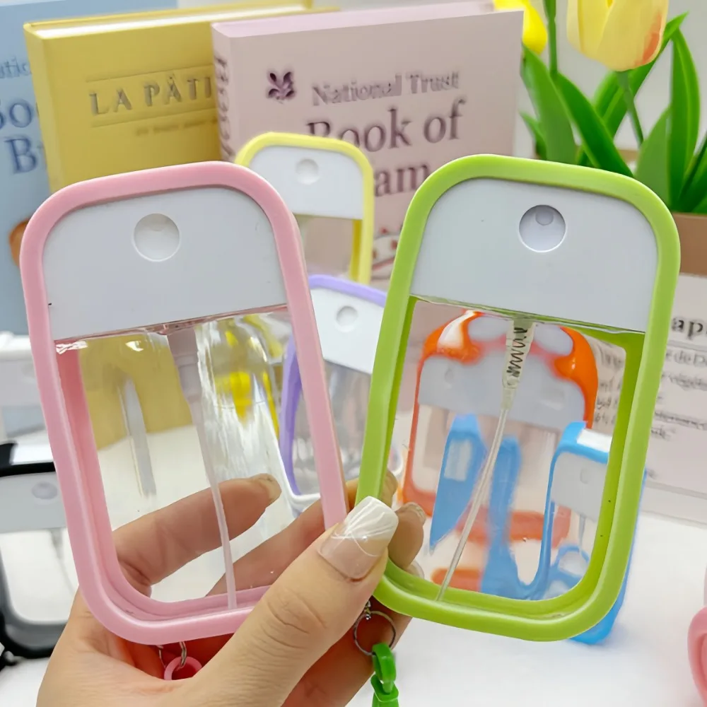 Portable Spray Bottling Bottle Refillable Hand Sanitizer Alcohol Bottles Card Spray Bottle Travel Sub-bottling Cosmetics Press oil spray bottle refillable bottles perfume spray bottle plastic storage bottle