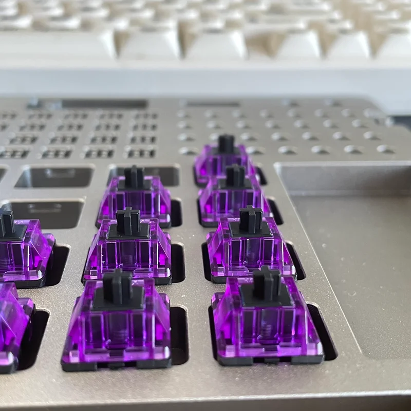 HMX Cthulhu 스위치 5핀 HIFI 클래키 리니어 스위치 공장 윤활 37g 45g 50g 커스텀 기계식 키보드 스위치 PC 액세서리