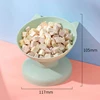 New sales of high foot bowl kitten neck guard firmly prevent upset plastic bowl candy color cat food for dog food bowl 6