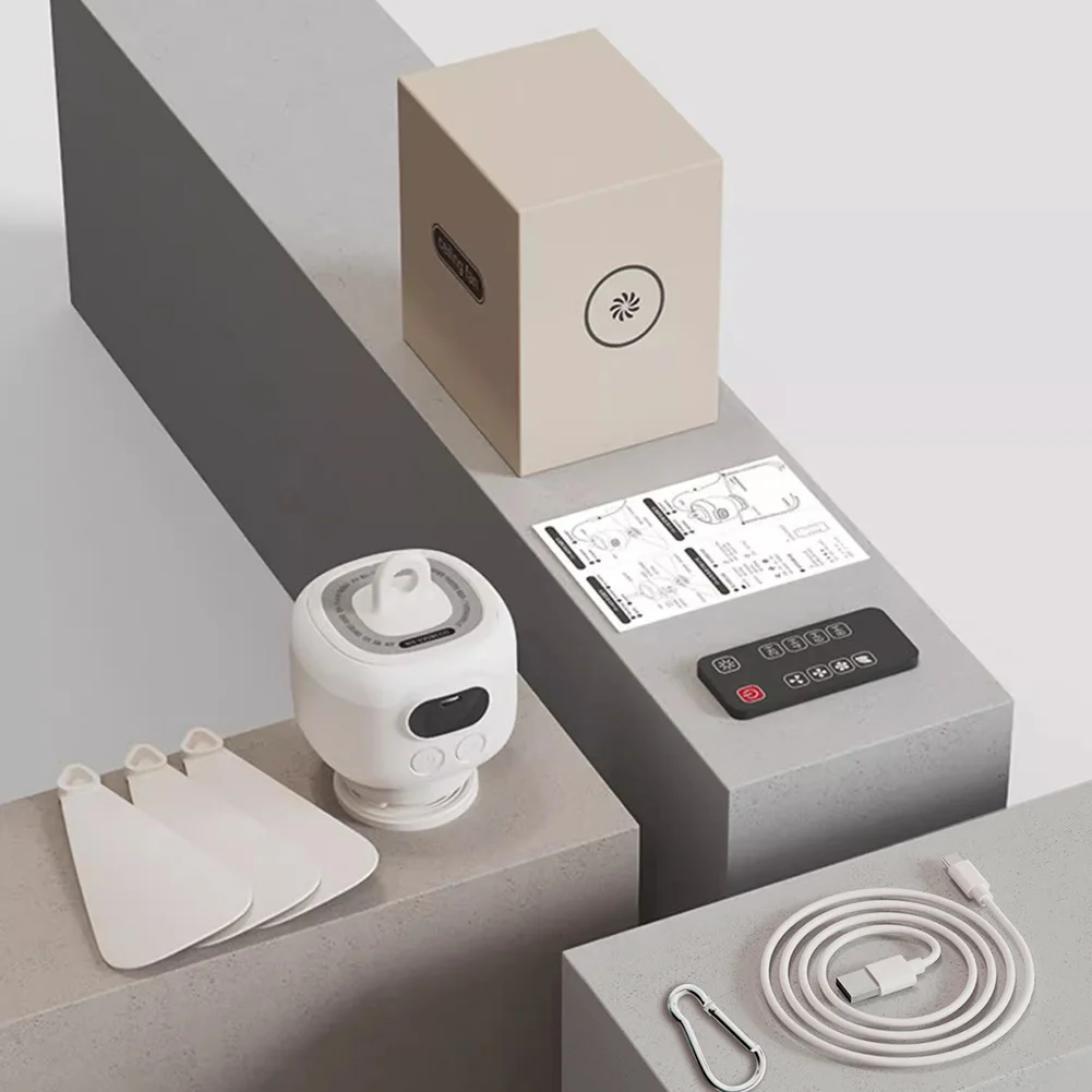 Rechargeable Portable Wireless Ceiling Fan Light for Outdoor Camping