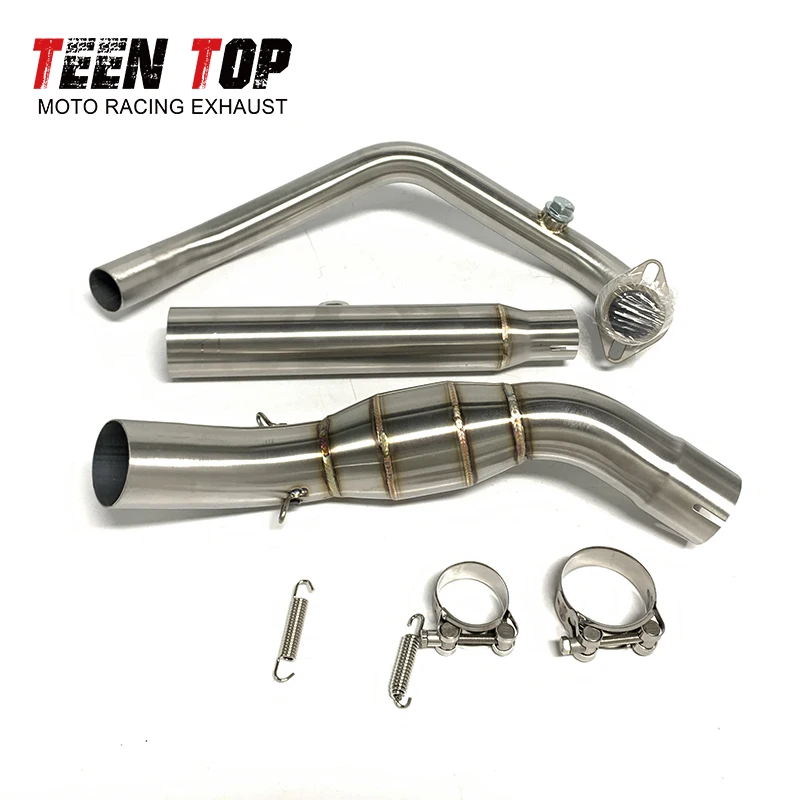 For CFMOTO NK250 NK 250 250SR Exhaust Stainless Steel Exhaust Pipe Motorcycle Exhaust Front Tube Escape Moto Silencer Bike Elbow - Image 5