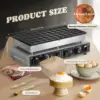 Mini Dutch Pancake Maker 50PCS, Commercial Non-stick Pancake Baker Machine 50-300℃ Temp and 0-5 Time Control Electric Muffin Mak 2