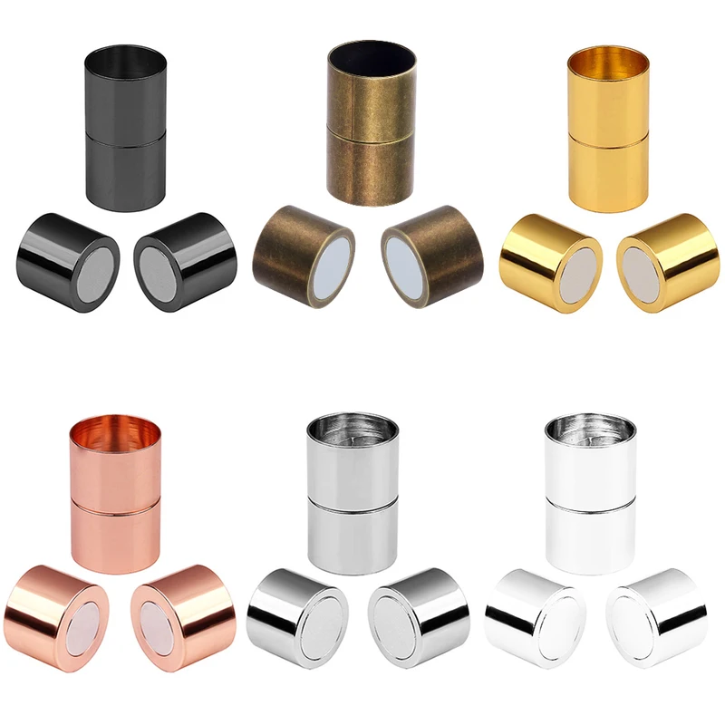 5 Sets/Lot 5 6 8 10 12 14mm Gold Color Strong Magnetic