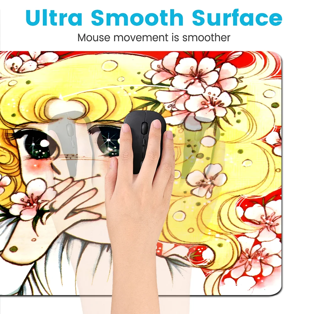 Cartoon Women's Candy Candy New Laptop Gaming Mice Mousepad Size for large Edge Locking Game Keyboard Pad 3