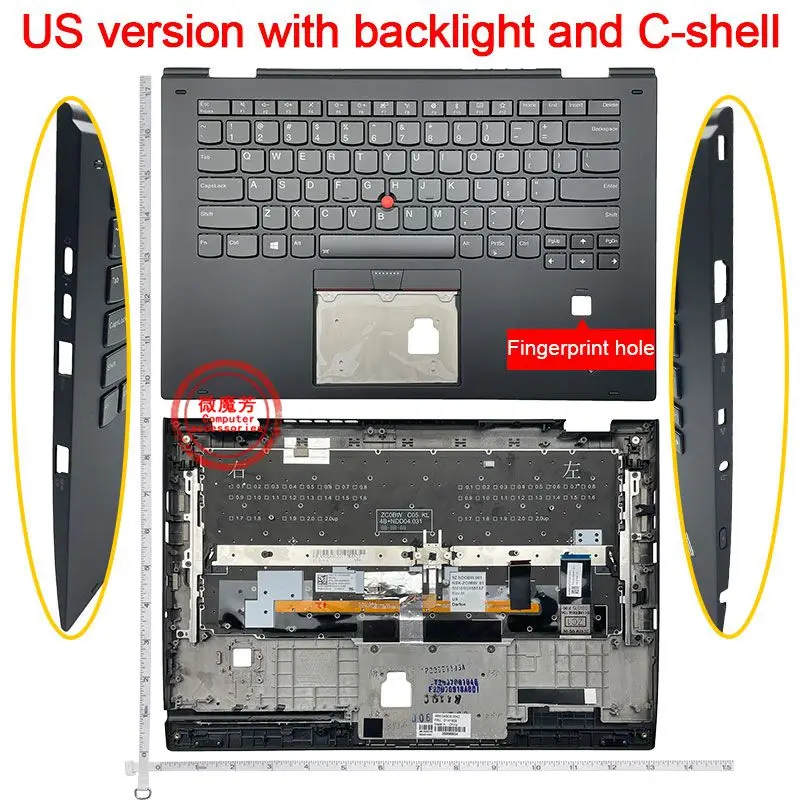 

Клавиатура US для Thinkpad X1 Yoga 2nd Gen 2 2017 X1 Yoga 3rd Gen 3 2018 3ND TP00076D