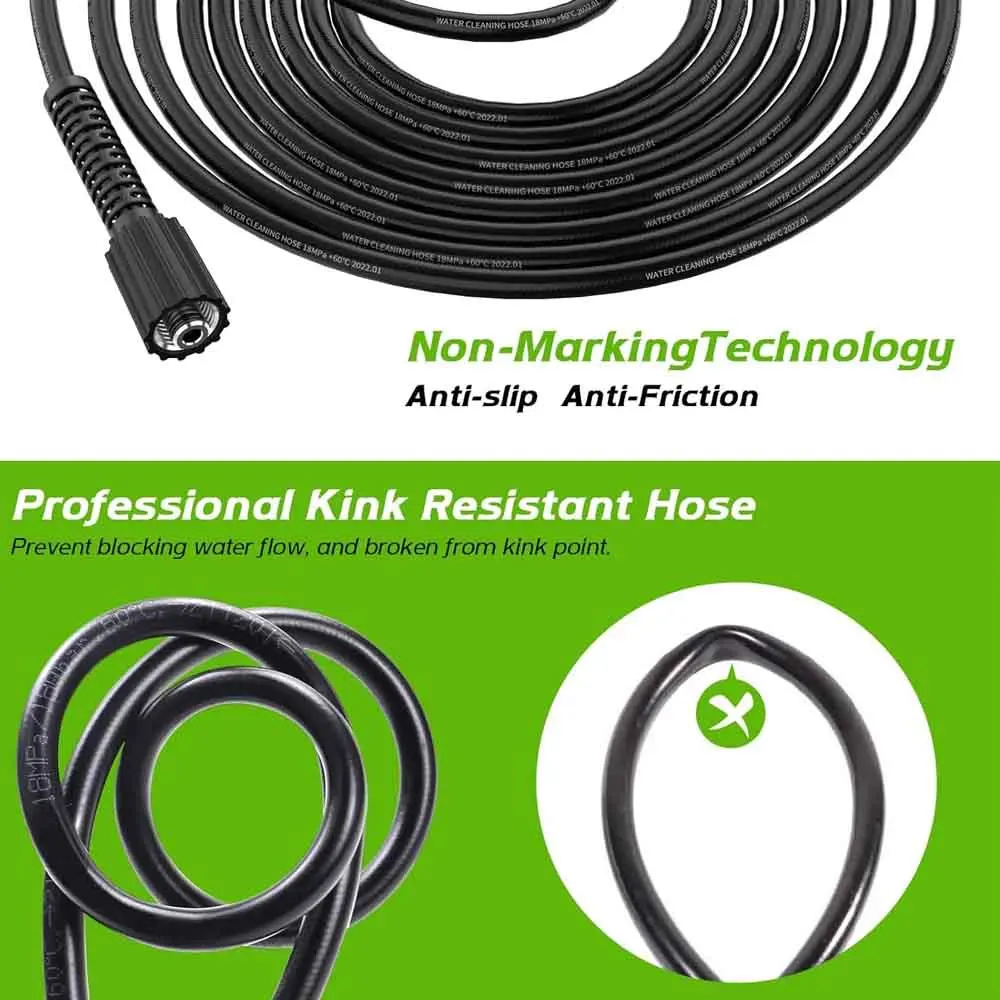 Pressure washer hose extension hose Pipe Cord Car Washer Water Cleaning Hose M22 female for Karcher Parkside Lavor Nilfisk 3