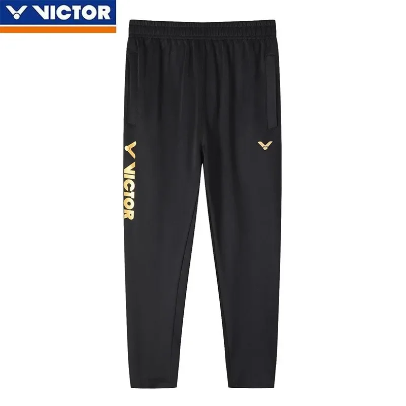 Victor badminton jersey sports trousers autumn men's and women's running competition training trousers cool fabric