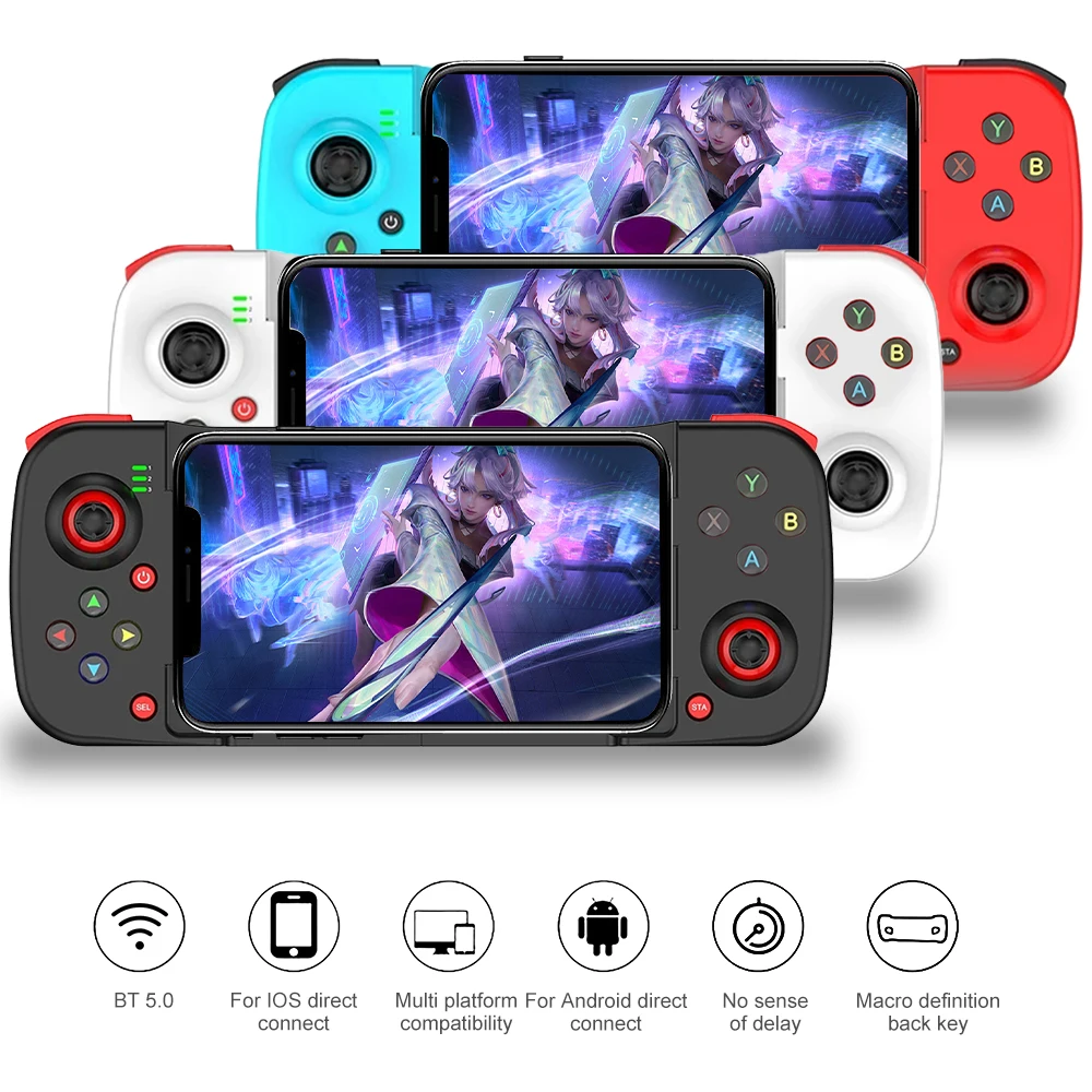 CONTROLLER JOYPAD SMARTPHONE CELLULARE PER ANDROID IOS DA GAMING PAD GIOCHI FPS - Foto 4