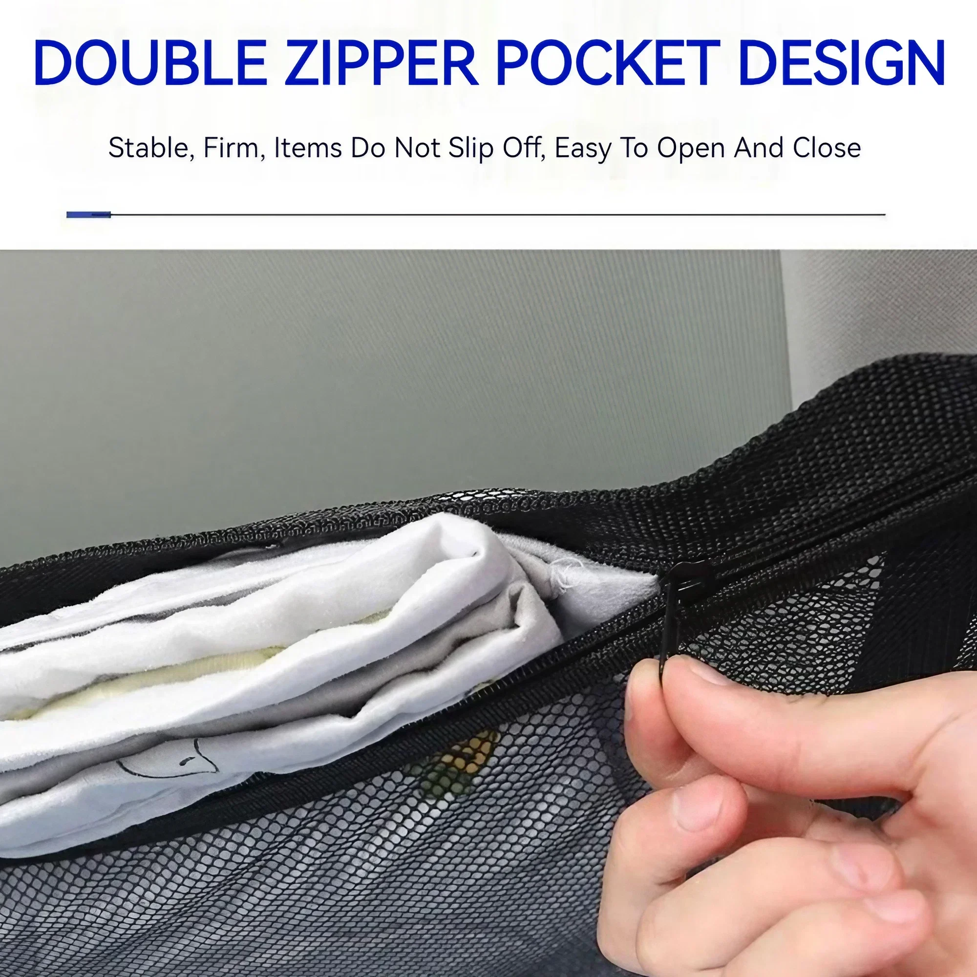 Car Ceiling Storage Net Pocket Car Roof Bag Interior Cargo Net Breathable Mesh Bag Auto Stowing Tidying Interior Accessories