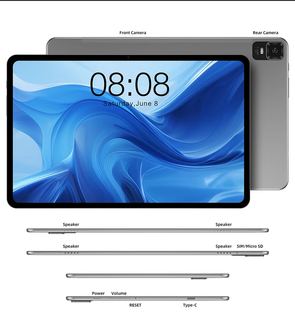 Tablette Teclast T50 Pro 11 pouces 2K 8 Go de RAM 256 Go de ROM