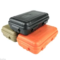 Mini Size Outdoor Plastic Waterproof Airtight Survival Case Container Camping Outdoor Travel Storage Box 1