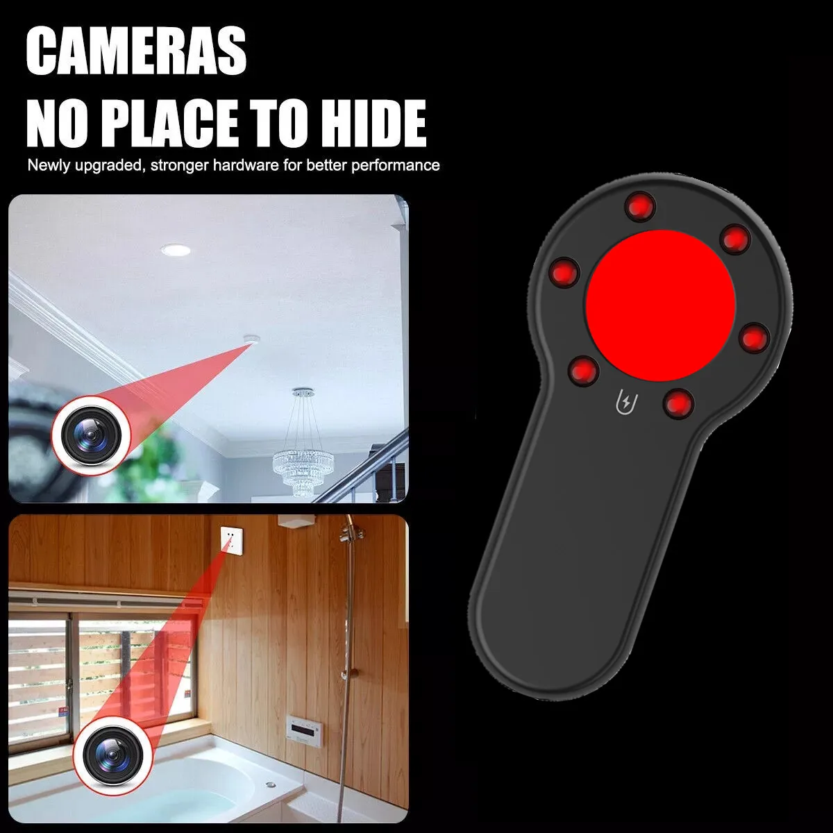Portable Wireless Camera Detector Hotel Infrared Detector Anti-voyeurism Anti-sighting And Anti-study Monitoring