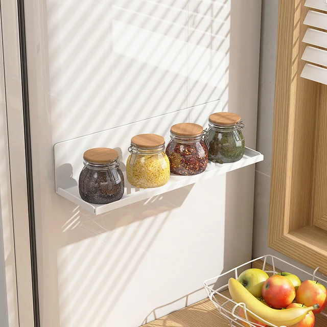 Jonsoon Mágnes Hűtőszekrény Polc Fűszer Tartó Mágneses Papírtartó Szervező Tároló Állvány Konyhai Fürdőszoba Kiegészítők - Image 5